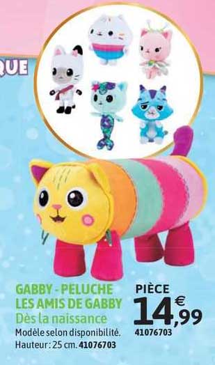 Gabby - Peluche Les Amis De Gabby