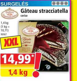 Gâteau Stracciatella