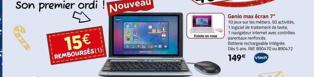 genio max écran 7 pouces