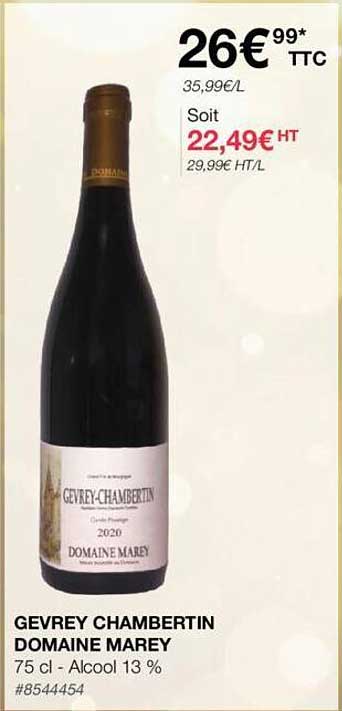 gevrey chambertin domaine marey