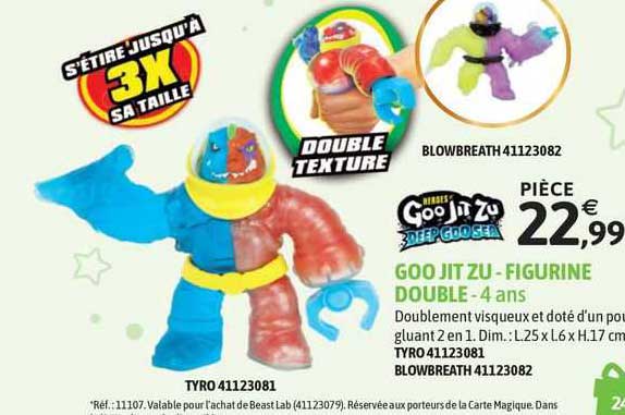 goo jit zu - figurine double