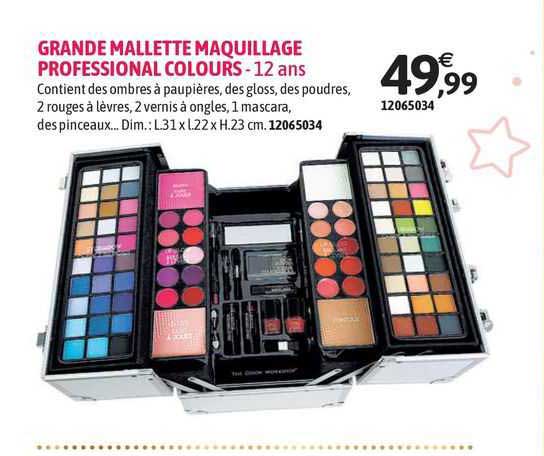 Grande Mallette Maquillage Professional Colours