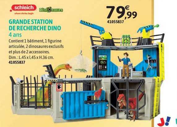 grande station de recherche dino schleich