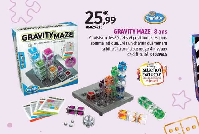 gravity maze - thinkfun - 8 ans