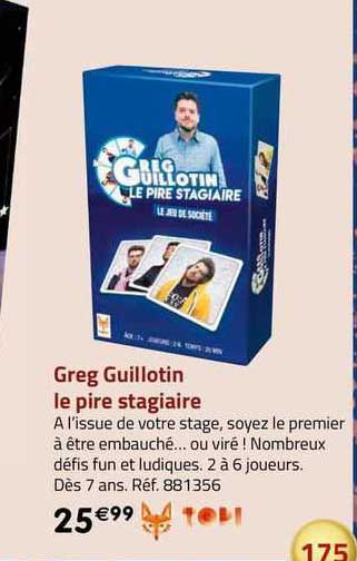 Greg Guillotin Le Pire Stagiaire