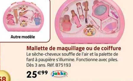 jakks mallette de maquillage ou de coiffure