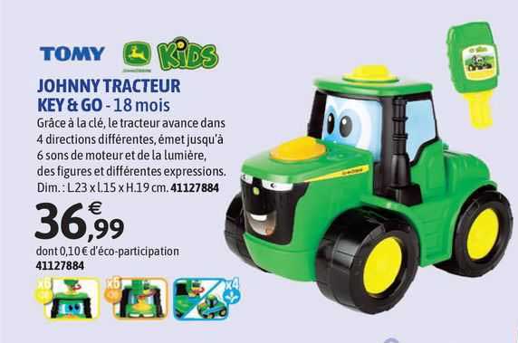 johnny tracteur key & go