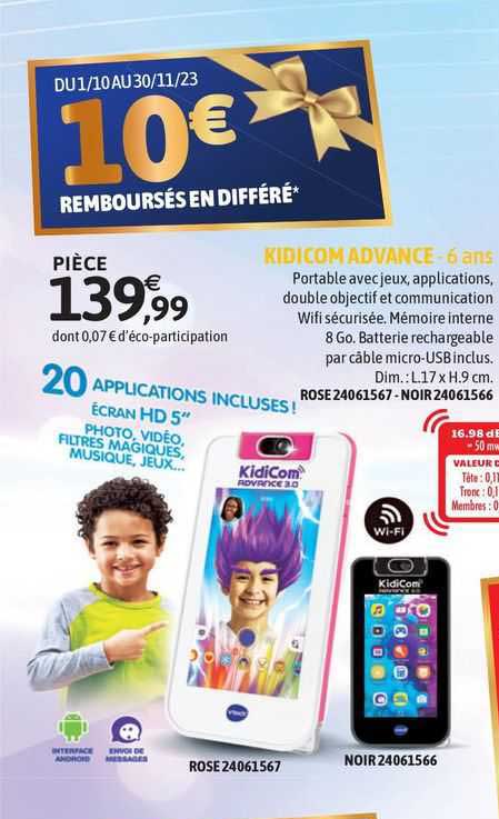 kidicom advance - 6 ans