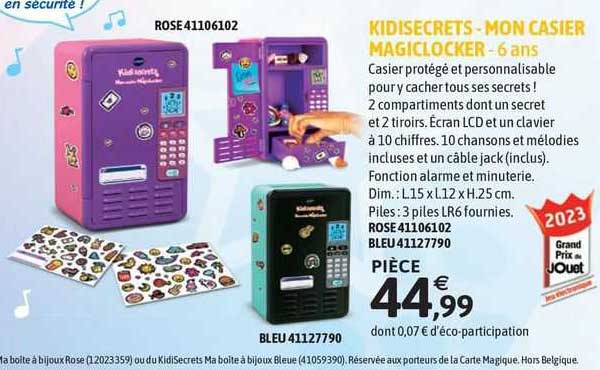 kidisecrets - mon casier magiclocker