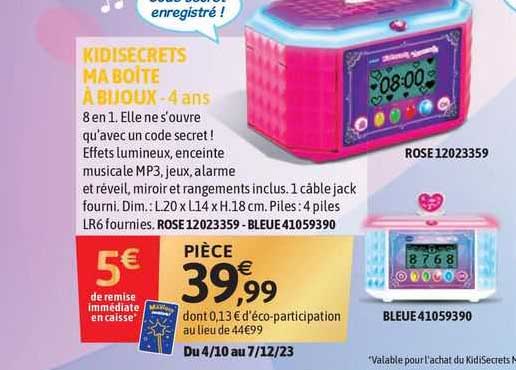 kidisecrets ma boite à bijoux
