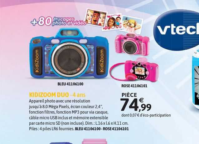 kidizoom duo - 4 ans