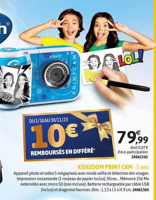 Kidizoom Print Cam - 5 Ans