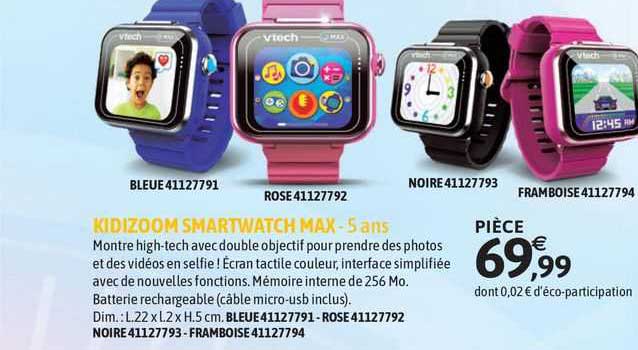 kidizoom smartwatch max - 5 ans