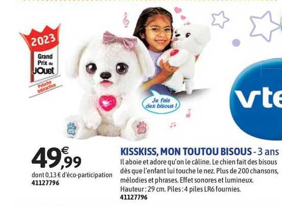 kisskiss, mon toutou bisous vtech