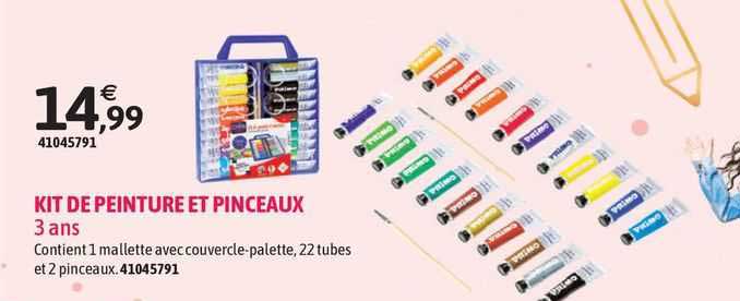 Kit De Peinture Et Pinceaux