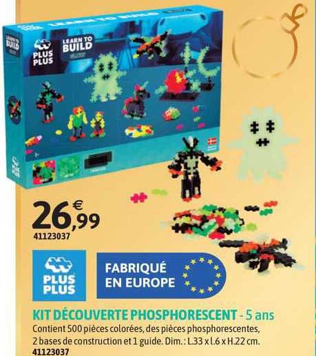 kit découverte phosphorescent - 5 ans