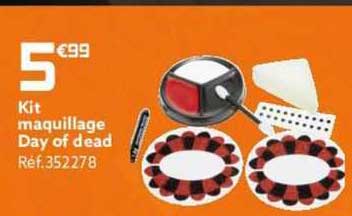 kit maquillage day of dead