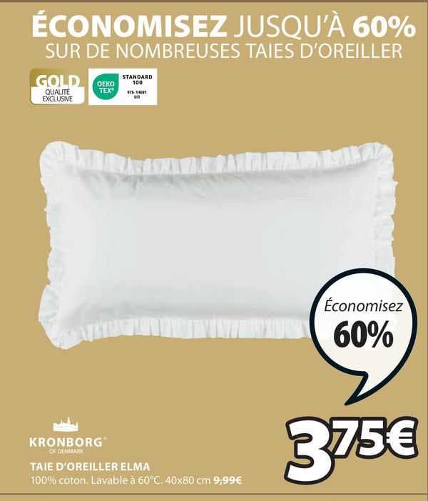 kronborg taie d'oreiller elma
