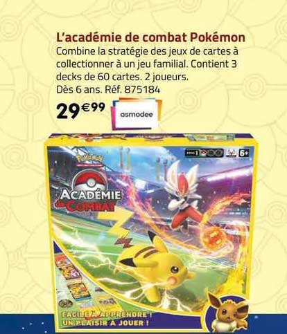 l'académie de combat pokémon