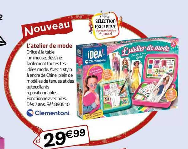 l'atelier de mode clementoni