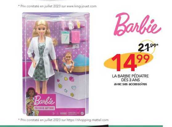 la barbie pédiatre dès 3 ans