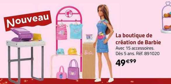 la boutique de création de barbie