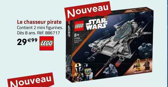 la chasseur pirate lego