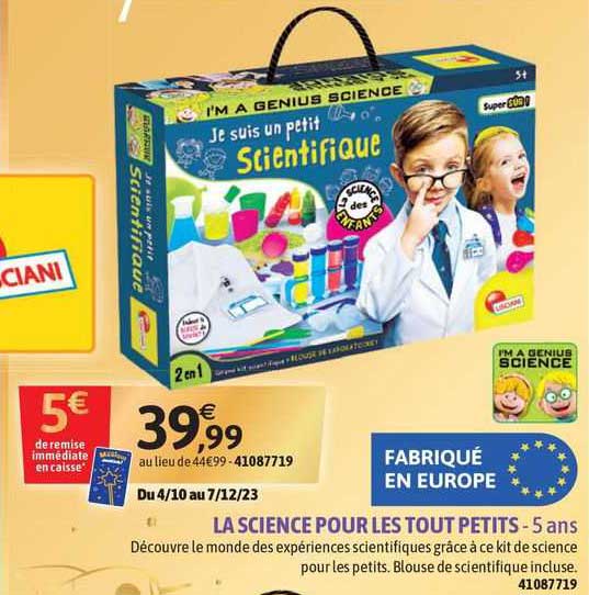 la science pour les tout petits