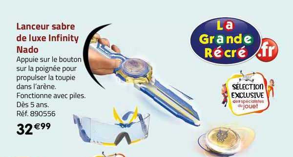 lanceur sabre de luxe infinity nado