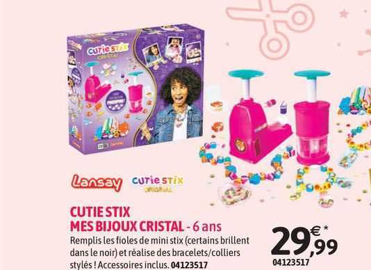 lansay cutie stix mes bijoux cristal