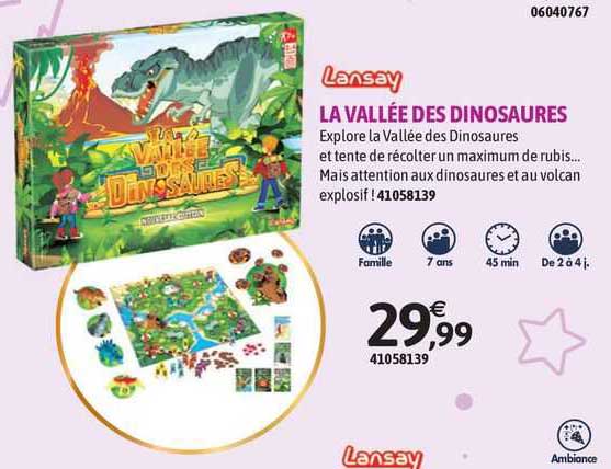 Lansay La Vallée Des Dinosaures