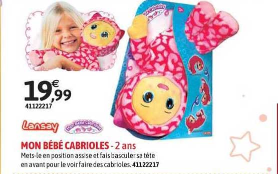 lansay mon bébe cabrioles - 2 ans