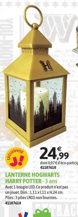 lanterne hogwarts harry potter - 3 ans