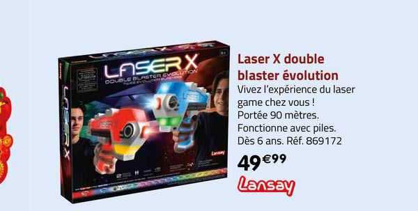 laser x double blaster évolution lansay