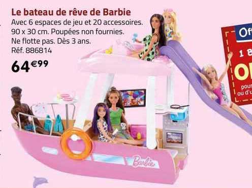 le bateau de rêve de barbie