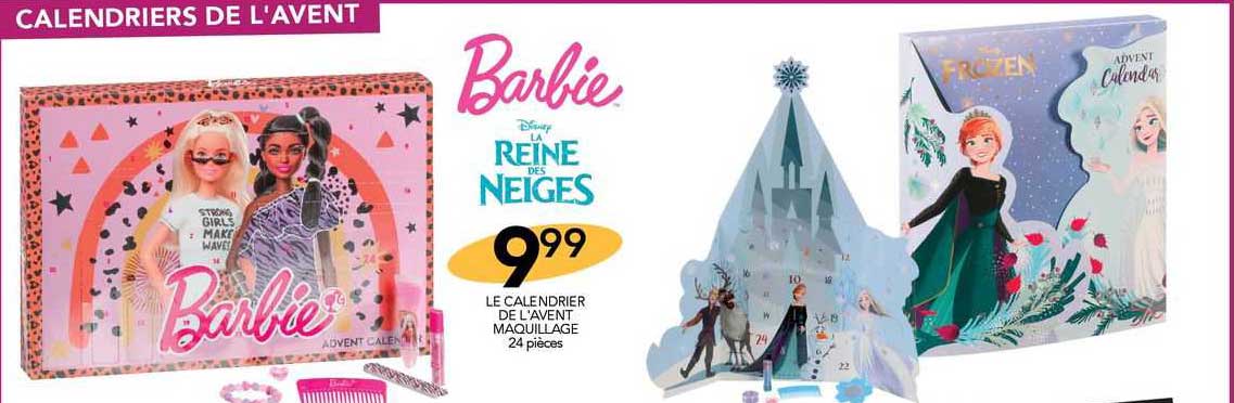 le calendrier de l'avent maquillage