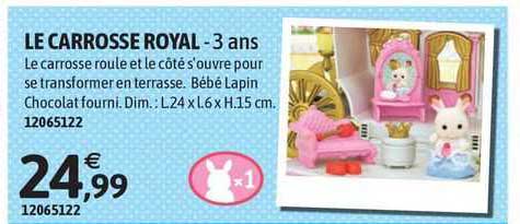 le carrosse royal - 3 ans