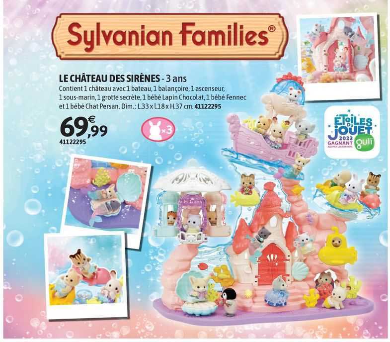 le château des sirènes sylvanian families