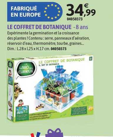 le coffret de botanique le labo des curieux