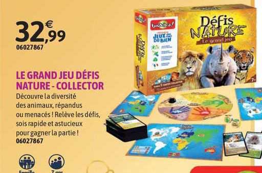 le grand jeu défis nature - collector