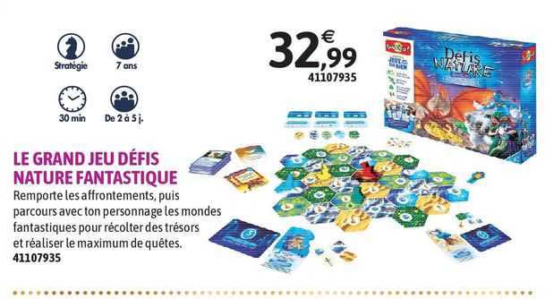 le grand jeu défis nature fantastique