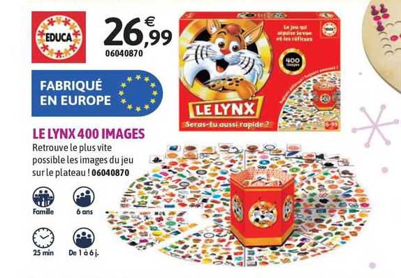 le lynx 400 images educa
