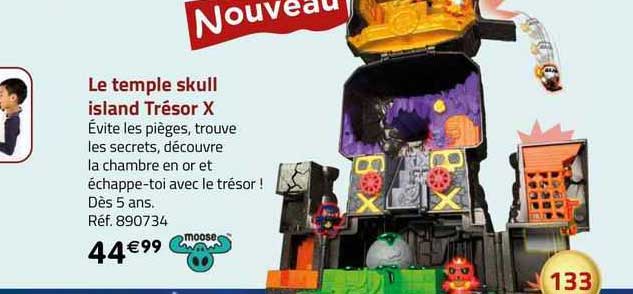 le temple skull island trésor x