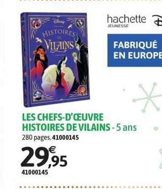 les chefs-d'œuvre histoires de vilains