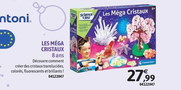 les méga cristaux science & jeu