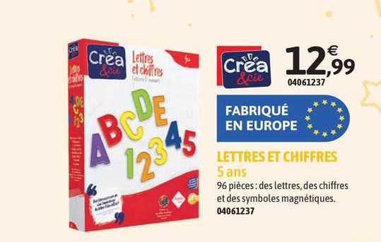 lettres et chiffres créa & cie - 5 ans