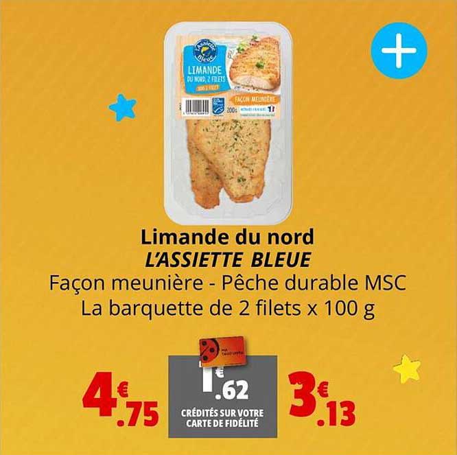 Limande Dunort L'assiete Bleue