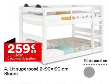 lit superposé bloom