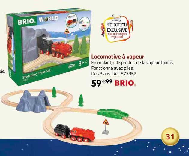 locomotive à vapeur brio