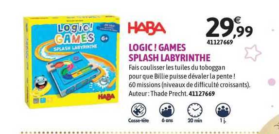 logic! games splash labyrinthe
